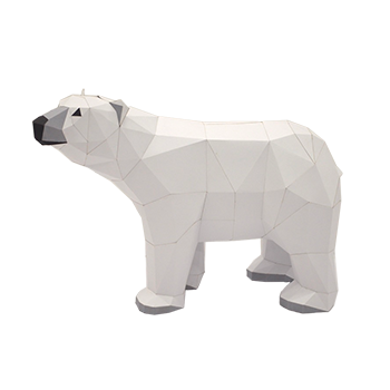 Polar Bear POLY PAPER CRAFT