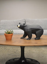 Black Bear - papercraft kit low-poly style
