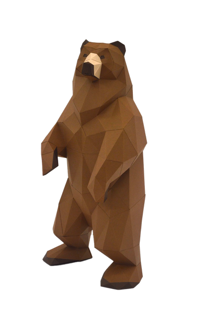 Brown Bear POLY PAPER CRAFT